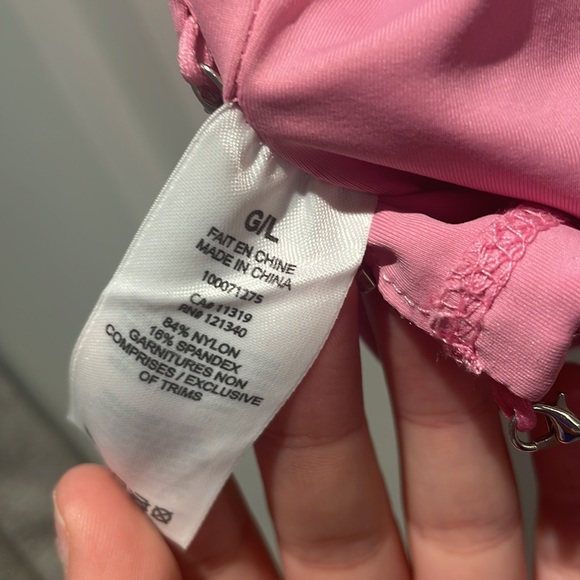 pink crop criss cross sequin back 💓💎 - Picture 6 of 7